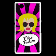Coque Sony Xperia Z3 Compact Miss Fashion Blonde