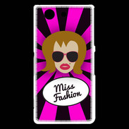 Coque Sony Xperia Z3 Compact Miss Fashion Rousse