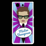 Coque Sony Xperia Z3 Compact Mister Beau gosse Chatain
