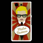 Coque Sony Xperia Z3 Compact Mister Business Blond