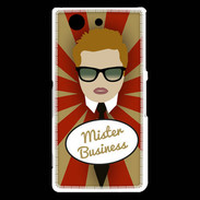Coque Sony Xperia Z3 Compact Mister Business Roux