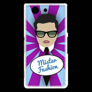 Coque Sony Xperia Z3 Compact Mister Fashion Brun