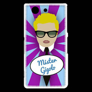 Coque Sony Xperia Z3 Compact Mister Gigolo Blond