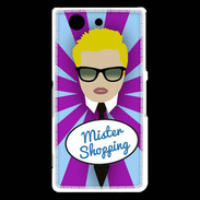 Coque Sony Xperia Z3 Compact Mister Shopping Blond