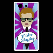Coque Sony Xperia Z3 Compact Mister Shopping Roux