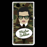 Coque Sony Xperia Z3 Compact Mister Soldier Brun
