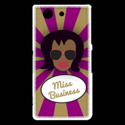 Coque Sony Xperia Z3 Compact Miss business Black