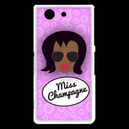 Coque Sony Xperia Z3 Compact Miss Champagne Black