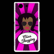 Coque Sony Xperia Z3 Compact Miss Shopping Black