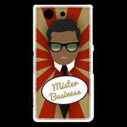 Coque Sony Xperia Z3 Compact Mister Business Black