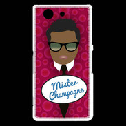 Coque Sony Xperia Z3 Compact Mister Champagne Black
