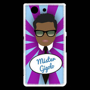 Coque Sony Xperia Z3 Compact Mister Gigolo Black