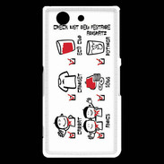 Coque Sony Xperia Z3 Compact Adishatz Check Fest G