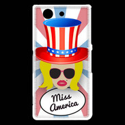 Coque Sony Xperia Z3 Compact Miss USA Blonde