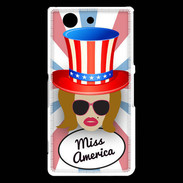 Coque Sony Xperia Z3 Compact Miss USA Rousse