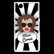 Coque Sony Xperia Z3 Compact Miss Corse Chatain
