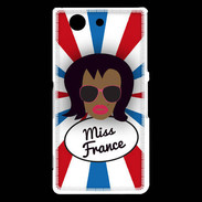 Coque Sony Xperia Z3 Compact Miss France Black
