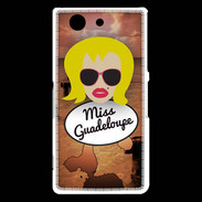 Coque Sony Xperia Z3 Compact Miss Guadeloupe Blonde
