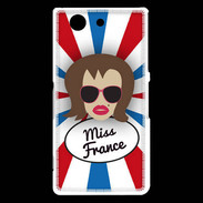 Coque Sony Xperia Z3 Compact Miss France Chatain