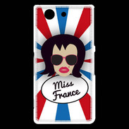 Coque Sony Xperia Z3 Compact Miss France Brune