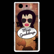 Coque Sony Xperia Z3 Compact Miss Guadeloupe Brune