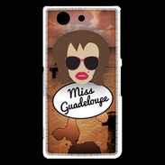 Coque Sony Xperia Z3 Compact Miss Guadeloupe Chatain