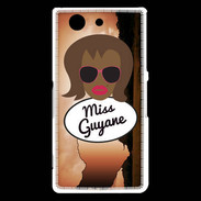 Coque Sony Xperia Z3 Compact Miss Guyane Black