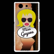Coque Sony Xperia Z3 Compact Miss Guyane Blonde