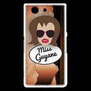 Coque Sony Xperia Z3 Compact Miss Guyane Chatain