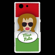 Coque Sony Xperia Z3 Compact Miss Italie Rousse