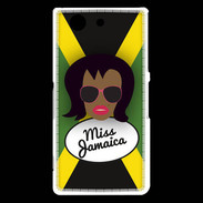 Coque Sony Xperia Z3 Compact Miss Jamaica Black