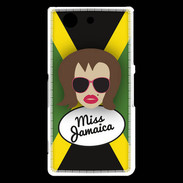 Coque Sony Xperia Z3 Compact Miss Jamaica Chatain