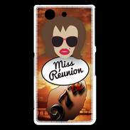 Coque Sony Xperia Z3 Compact Miss Réunion Chatain