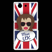 Coque Sony Xperia Z3 Compact Miss UK Chatain
