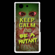 Coque Sony Xperia Z3 Compact Keep Calm and Be Mutant