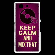 Coque Sony Xperia Z3 Compact Keep Calm and Mix That Rose