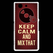 Coque Sony Xperia Z3 Compact Keep Calm and Mix That Rouge