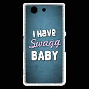 Coque Sony Xperia Z3 Compact I have Swag bleu ZG