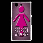 Coque Sony Xperia Z3 Compact Respect Women ZG