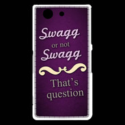 Coque Sony Xperia Z3 Compact Swag or Not ZG