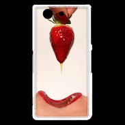 Coque Sony Xperia Z3 Compact Plaisir et fraise PR20