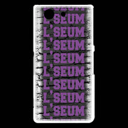 Coque Sony Xperia Z3 Compact L'seum violet