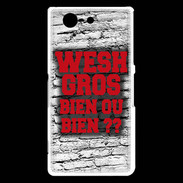 Coque Sony Xperia Z3 Compact Wesh Gros Rouge