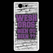 Coque Sony Xperia Z3 Compact Wesh Gros Violet