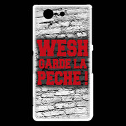 Coque Sony Xperia Z3 Compact Wesh garde la pèche Rouge