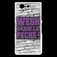 Coque Sony Xperia Z3 Compact Wesh garde la pèche Violet