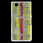 Coque Sony Xperia Z3 Compact Wesh Vert Jaune