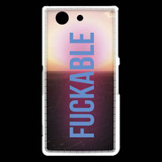 Coque Sony Xperia Z3 Compact Fuckable bleu ZG
