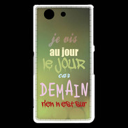 Coque Sony Xperia Z3 Compact Au jour le jour ZG