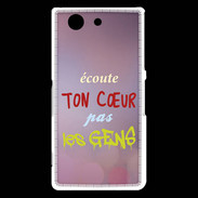 Coque Sony Xperia Z3 Compact Coeur gens ZG